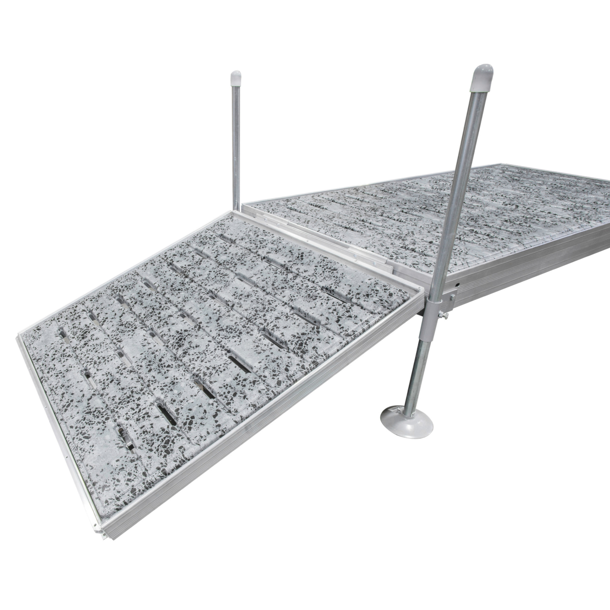 Tommy Docks Terrazzo Gangway - 4ft., 65in. Length x 30in. Width, Slip-Resistant, Weatherproof, Model# TDGWDT-30550